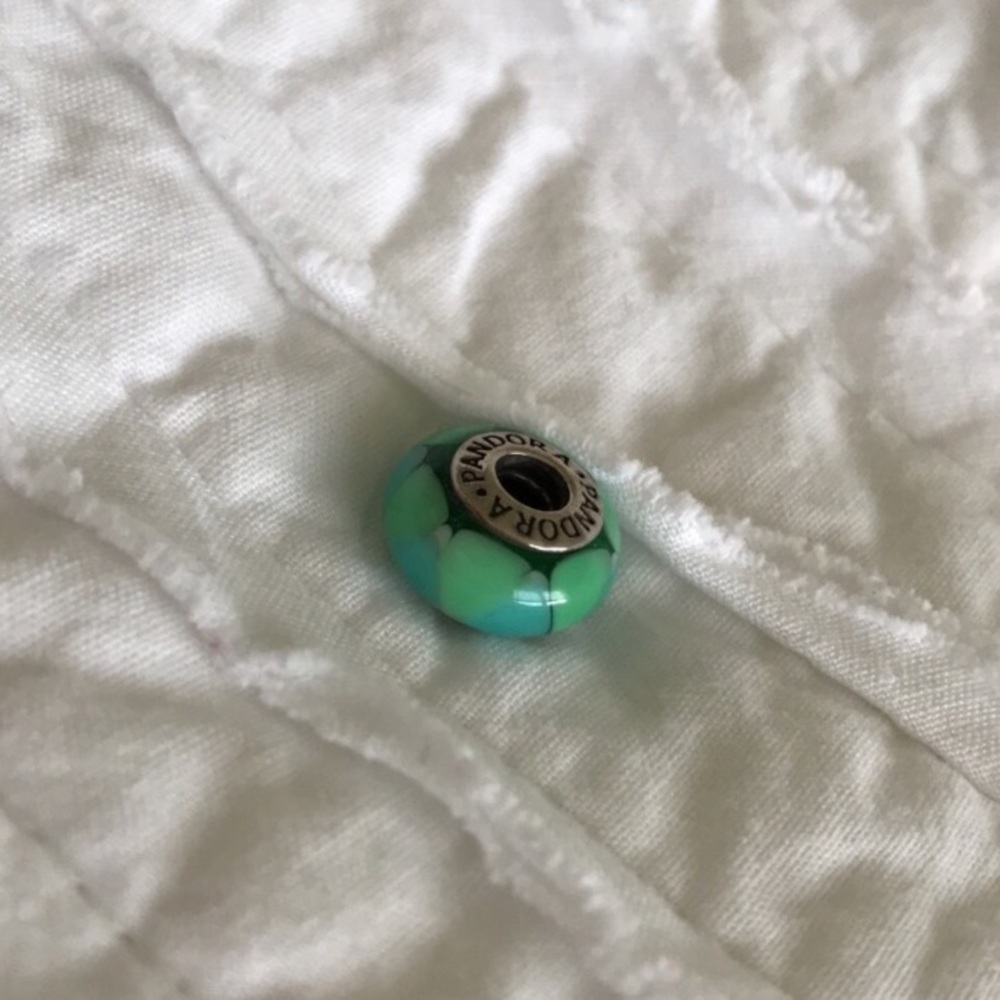 Pandora Turquoise Murano